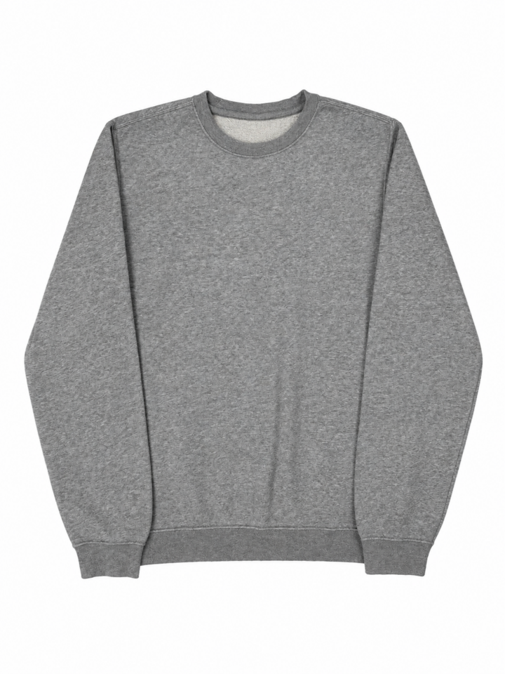 Heather Gray Crewneck Long Sleeve Sweatshirt